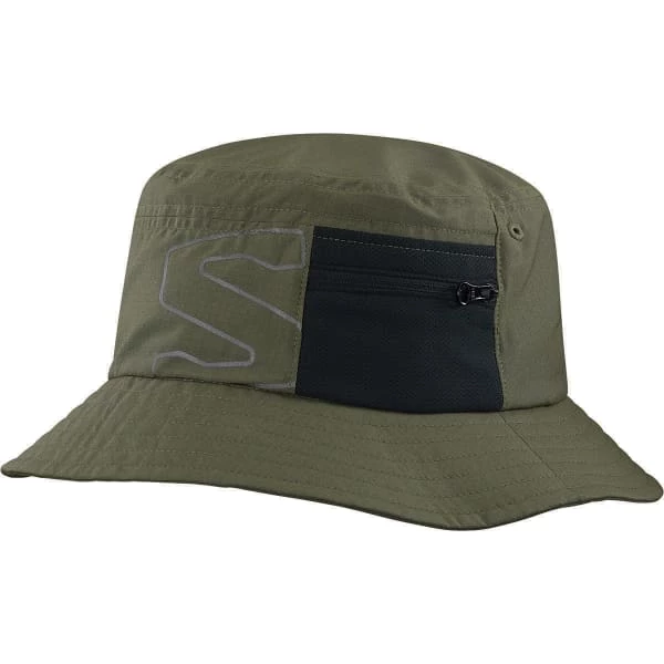 Chapeaux Randonnée SALOMON CLASSIC BUCKET HAT OLIVE NIGHT/BLACK 22 Vert 3 Chapeaux Randonnée SALOMON CLASSIC BUCKET HAT OLIVE NIGHT/BLACK 22 Vert