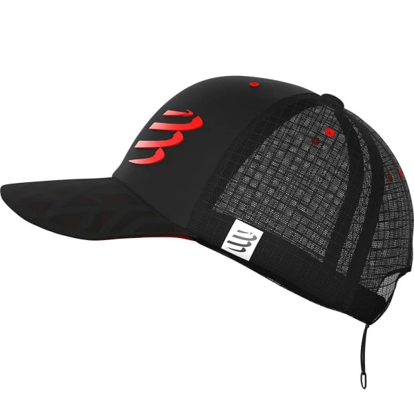 Casquettes COMPRESSPORT RACING TRUCKER CAP BLACK/RED 22 Noir 4 Casquettes COMPRESSPORT RACING TRUCKER CAP BLACK/RED 22 Noir – Image 2