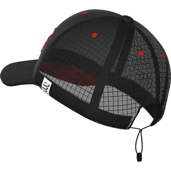 Casquettes COMPRESSPORT RACING TRUCKER CAP BLACK/RED 22 Noir 5 Casquettes COMPRESSPORT RACING TRUCKER CAP BLACK/RED 22 Noir – Image 3