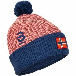 Bonnets Ski DAEHLIE HAT ZEMSI NORWEGIAN FLAG 22 Bleu / Rouge