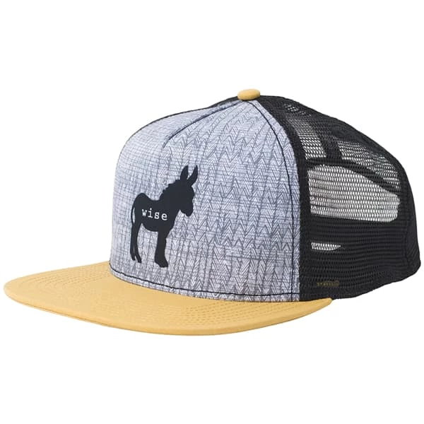 Casquettes PRANA JOURNEYMAN TRUCKER BIRCH WISE ASS 22 Gris / Jaune 3 Casquettes PRANA JOURNEYMAN TRUCKER BIRCH WISE ASS 22 Gris / Jaune