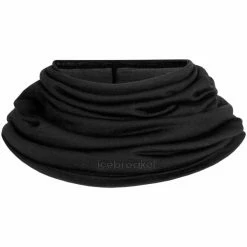Cache Cous ICEBREAKER COOL-LITE FLEXI CHUTE BLACK 22 Noir 11 Cache Cous ICEBREAKER COOL-LITE FLEXI CHUTE BLACK 22 Noir -Bonnets Soldes Boutique 9 106013 u cool lite flexi chute black ib0a56fl001 05