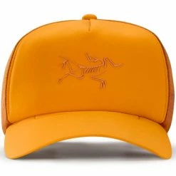 Casquettes ARC'TERYX BIRD TRUCKER CURVED REVEL 22 Marron / Orange