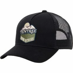 Casquettes TENTREE ROAM OUTDOORS ALTITUDE HAT METEORITE BLACK 22 Noir / Vert / Marron