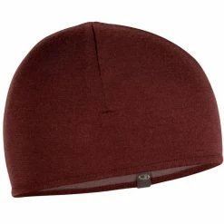Bonnets Ski ICEBREAKER POCKET HAT ESPRESSO/MINK 22 Rouge