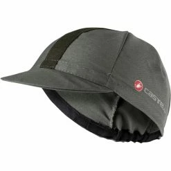 Casquettes Vélo CASTELLI ENDURANCE CAP GREY GREEN 23 Gris