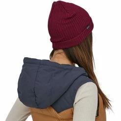 Bonnets Ski PATAGONIA FISHERMANS ROLLED BEANIE WAX RED 23 -Bonnets Soldes Boutique 9 110646 fishermans rolled beanie wax red 29105 wax 03