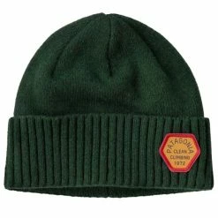 Bonnets Ski PATAGONIA BRODEO BEANIE CLEAN CLIMB PATCH PINYON GREEN 23 Vert