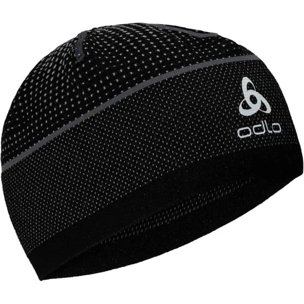 Bonnets Ski ODLO HAT VELOCITY CERAMIWARM BLACK/ODLO STEEL GREY 23 Noir 3 Bonnets Ski ODLO HAT VELOCITY CERAMIWARM BLACK/ODLO STEEL GREY 23 Noir