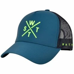 Casquettes WATTS TRUCKER CAP TRIBE BLUE PETROL 23 Bleu