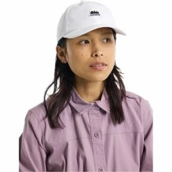 Casquettes BURTON RAD DAD CAP STOUT WHITE 23 Blanc -Bonnets Soldes Boutique 9 116057 rad dad cap stout white 17380111 100 03