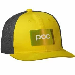 Casquettes POC Y'S ESSENTIAL MTB CAP AVENTURINE YELLOW 23 Jaune / Gris