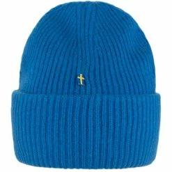 FJALLRAVEN Bonnets Ski FJÄLLRÄVEN 1960 LOGO HAT ALPINE BLUE 23 Bleu -Bonnets Soldes Boutique 9 118286 1960 logo hat alpine blue 78142 538 03