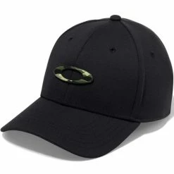 Casquettes OAKLEY TINCAN CAP BLACK/GRAPHIC 22 Noir