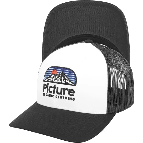 Casquettes PICTURE KULDO TRUCKER CAP WHITE 23 Blanc / Noir 3 Casquettes PICTURE KULDO TRUCKER CAP WHITE 23 Blanc / Noir