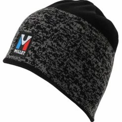 Bonnets Ski MILLET WOOL BE TRILOGY WOOL BEANIE BLACK/MONUMENT 23 Noir