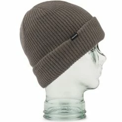 Bonnets Ski VOLCOM SWEEP LINED BEANIE DARK TEAK 22 Marron