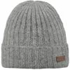 Bonnets Ski BARTS HAAKON TURNUP HEATHER GREY 22 Gris -Bonnets Soldes Boutique 9 96037 haakon turnup heather grey 1998 002 01