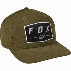 Casquettes FOX BADGE FLEXFIT HAT FATAL GREEN 21 Vert