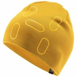 Bonnets Ski HAGLÖFS FANATIC PRINT AUTUMN LEAVES/PUMPKI 22 Jaune