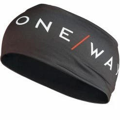 Bandeaux Sport ONE WAY HEADBAND LIGHT ASPHALT GREY/FLAME 23 Gris
