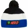 Bonnets Ski ROSSIGNOL HERO POMPON NEON BLUE 22 Bleu / Noir / Blanc -Bonnets Soldes Boutique 9 99096 hero pompon neon blue rlkmh02 765 01